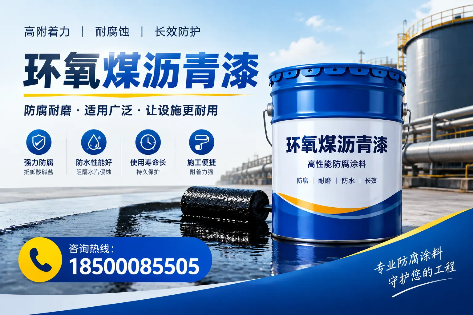 环氧煤沥青漆与其他涂料的对比分析,助力铁岭企业决策